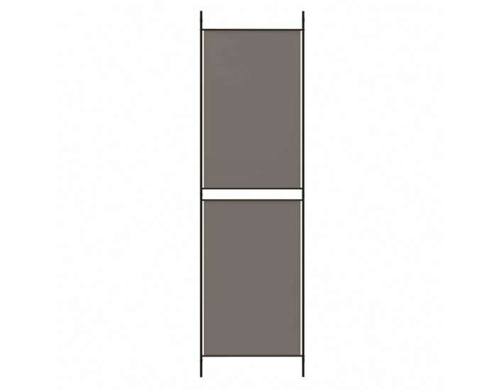 Sonata H Параван за стая, 5 панела, антрацит, 250x180 cм, текстил
