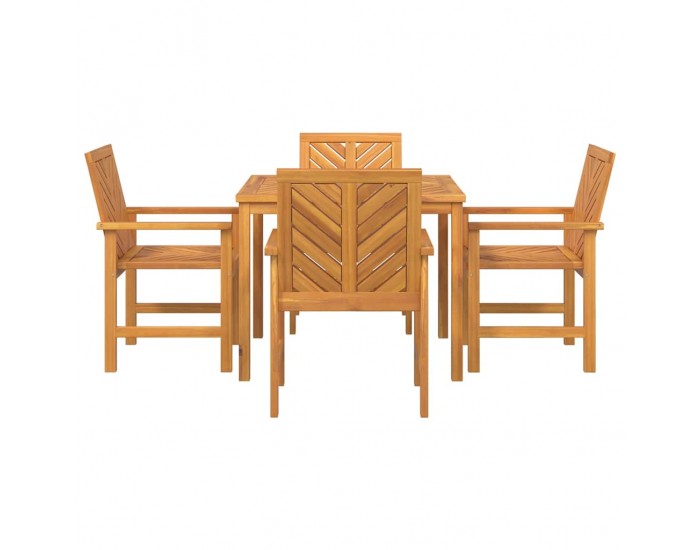 Sonata H Комплект за хранене в градината 5 pcs Кафяво 90 x 90 x 74 cm