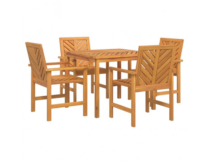 Sonata H Комплект за хранене в градината 5 pcs Кафяво 90 x 90 x 74 cm