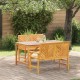 Sonata H Комплект за хранене в градината 3 pcs Кафяво 150 x 90 x 74 cm