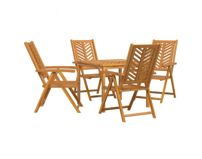 Sonata H Комплект за хранене в градината 5 pcs Кафяво 90 x 90 x 74 cm