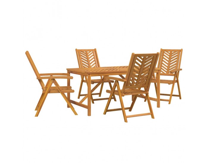 Sonata H Комплект за хранене в градината 5 pcs Кафяво 150 x 90 x 74 cm