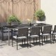 Sonata H Градинска маса за хранене Сив 250 x 100 x 75 см Полиратан