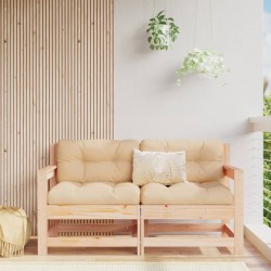 Sonata H Градински ъглови дивани, 2 бр, бор масив - Unelte și accesorii de grădină