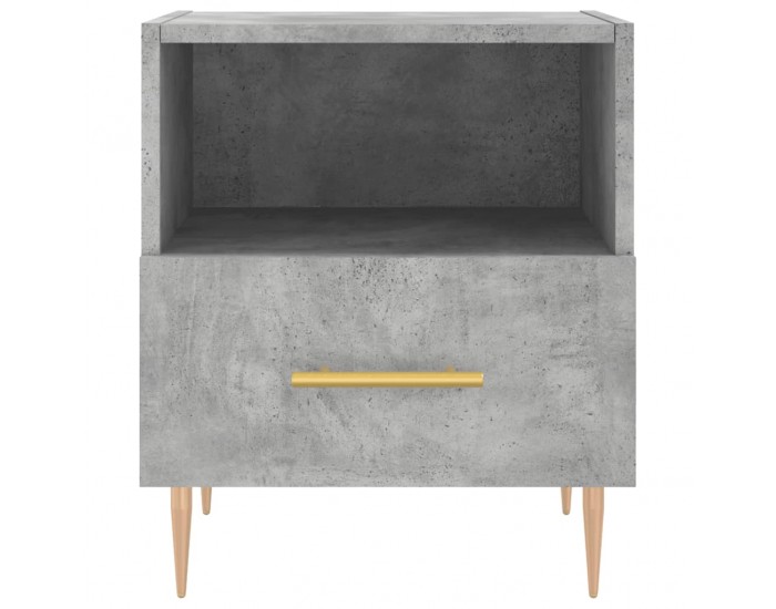 Sonata H Нощни шкафчета 2 бр бетонно сиво 40x35x47,5 см инженерно дърво