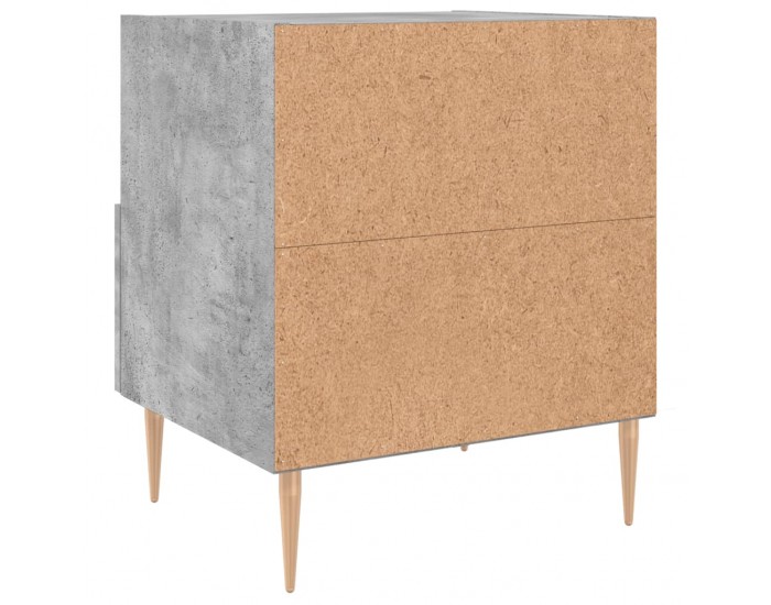 Sonata H Нощни шкафчета 2 бр бетонно сиво 40x35x47,5 см инженерно дърво