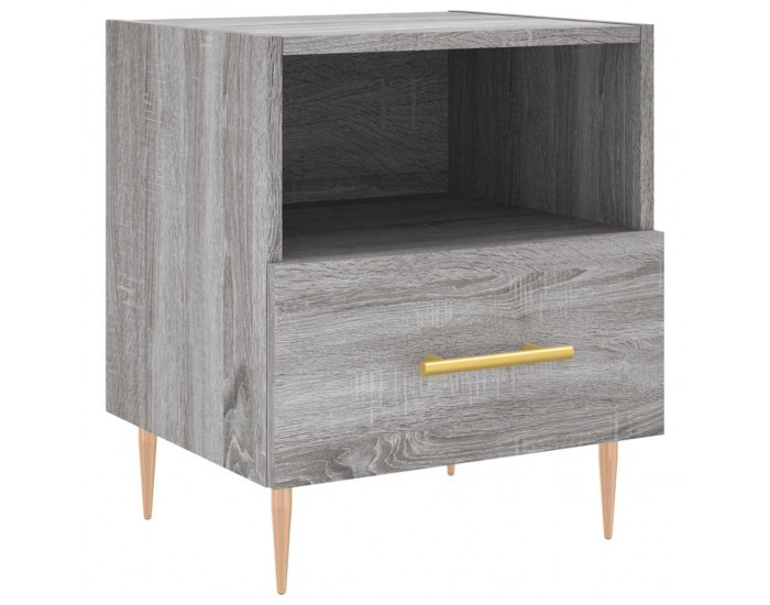 Sonata H Нощни шкафчета 2 бр сив сонома 40x35x47,5 см инженерно дърво