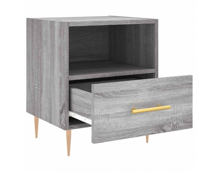 Sonata H Нощни шкафчета 2 бр сив сонома 40x35x47,5 см инженерно дърво