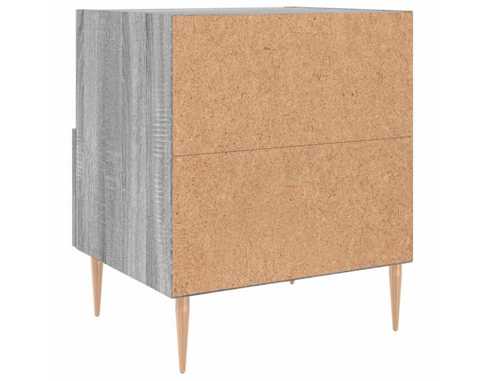 Sonata H Нощни шкафчета 2 бр сив сонома 40x35x47,5 см инженерно дърво
