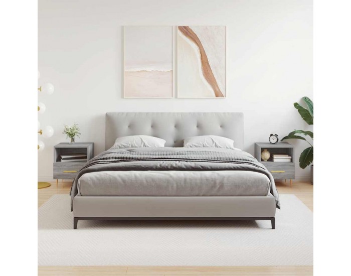 Sonata H Нощни шкафчета 2 бр сив сонома 40x35x47,5 см инженерно дърво