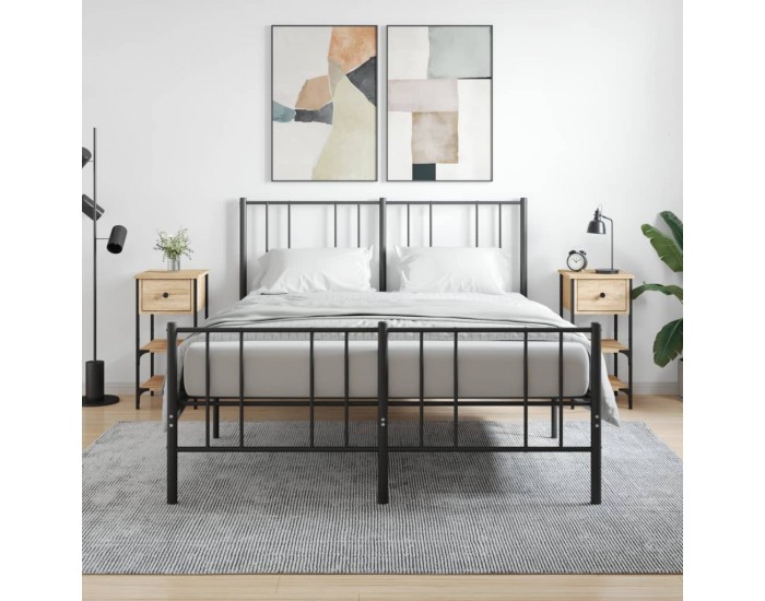 Sonata H Нощни шкафчета 2 бр сонома дъб 34x36x70 см инженерно дърво