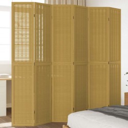 Sonata H Разделител за стая, 6 панела, кафяв, дърво пауловния масив - Electrocasnice și accesorii pentru living