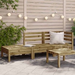 Sonata H Градински диван, 3-местен, импрегниран бор - Unelte și accesorii de grădină