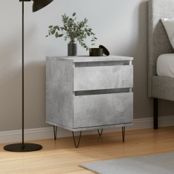Sonata H Нощно шкафче бетонно сиво 40x35x50 см инженерно дърво - Noptiere