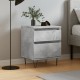 Sonata H Нощно шкафче бетонно сиво 40x35x50 см инженерно дърво