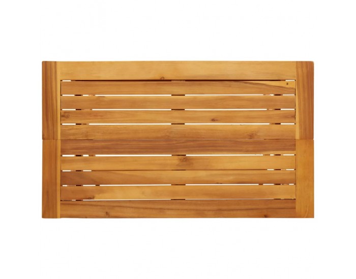 Sonata H Сгъваема градинска маса 90x52,5x65 см масивна акация