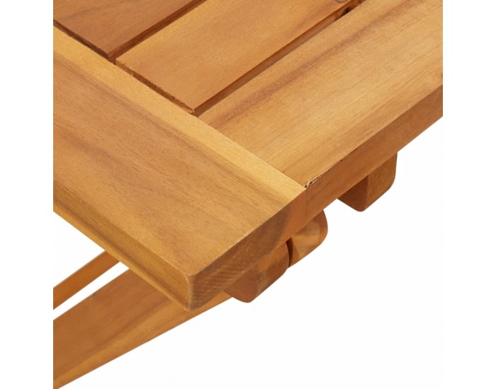 Sonata H Сгъваема градинска маса 90x52,5x65 см масивна акация