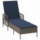Sonata H Шезлонг с възглавница 2 pcs Сив 35 x 35 x 32см полиратан