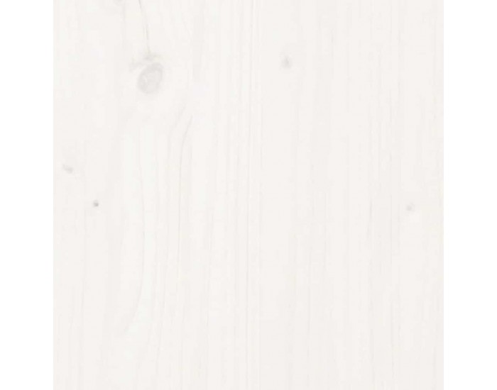 Sonata H Покрив за детско легло, бял, 207x95,5x159 см, бор масив