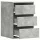 Sonata H Ъглов шкаф с чекмеджета бетонно сив 40x41x58 см инженерно дърво