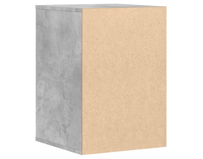 Sonata H Ъглов шкаф с чекмеджета бетонно сив 40x41x58 см инженерно дърво