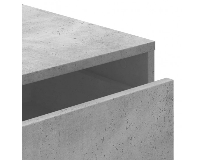 Sonata H Ъглов шкаф с чекмеджета бетонно сив 40x41x58 см инженерно дърво