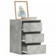 Sonata H Ъглов шкаф с чекмеджета бетонно сив 40x41x58 см инженерно дърво