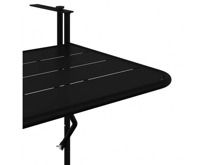 Sonata H Висяща терасна маса Черно 60 x 39 x 65 см Стомана