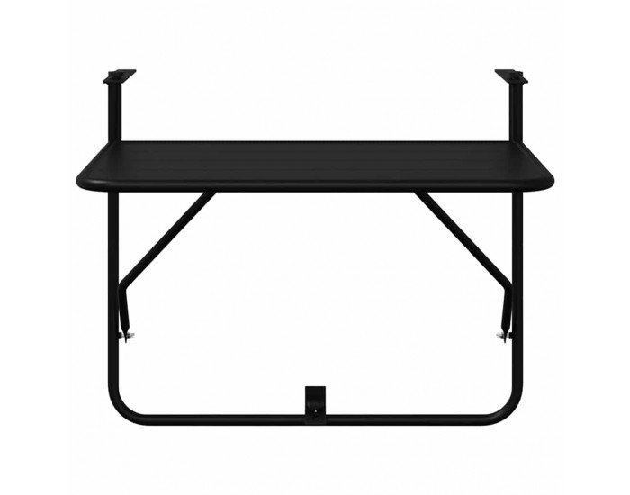 Sonata H Висяща терасна маса Черно 60 x 39 x 65 см Стомана