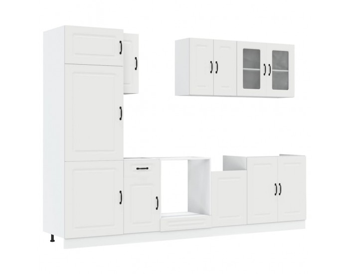 Sonata H Комплект кухненски шкафове от 8 части Kalmar, инженерно дърво