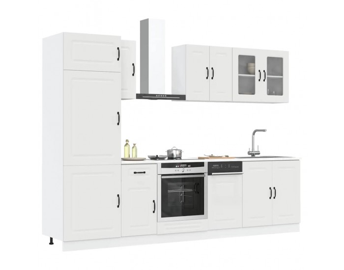 Sonata H Комплект кухненски шкафове от 8 части Kalmar, инженерно дърво