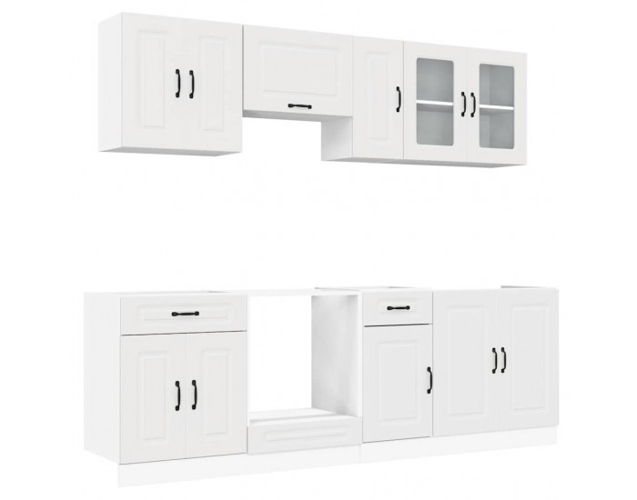 Sonata H Комплект кухненски шкафове от 8 части Kalmar, инженерно дърво