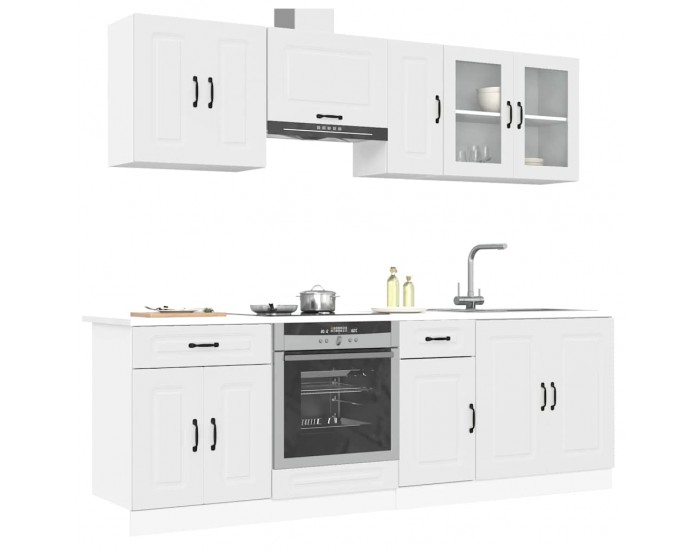 Sonata H Комплект кухненски шкафове от 8 части Kalmar, инженерно дърво