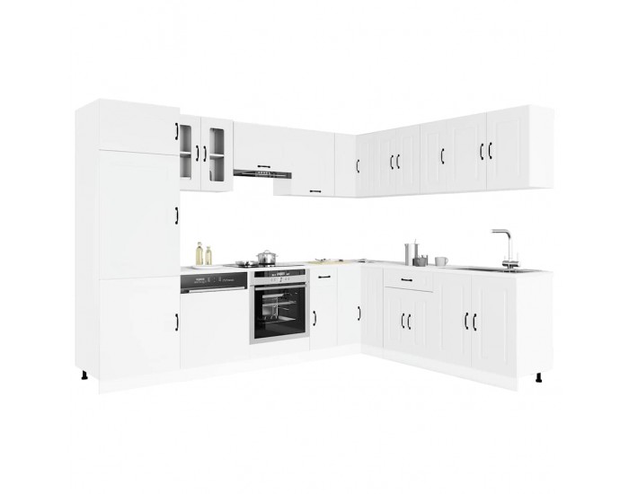 Sonata H Комплект кухненски шкафове от 14 части Kalmar, инженерно дърво