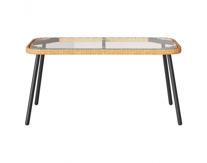 Sonata H Масичка за кафе Кафяв и черен 90 x 45 x 43 см