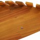 Sonata H Люлеещи се шезлонги 2 pcs Кафяво 154 x 60 x 74 см