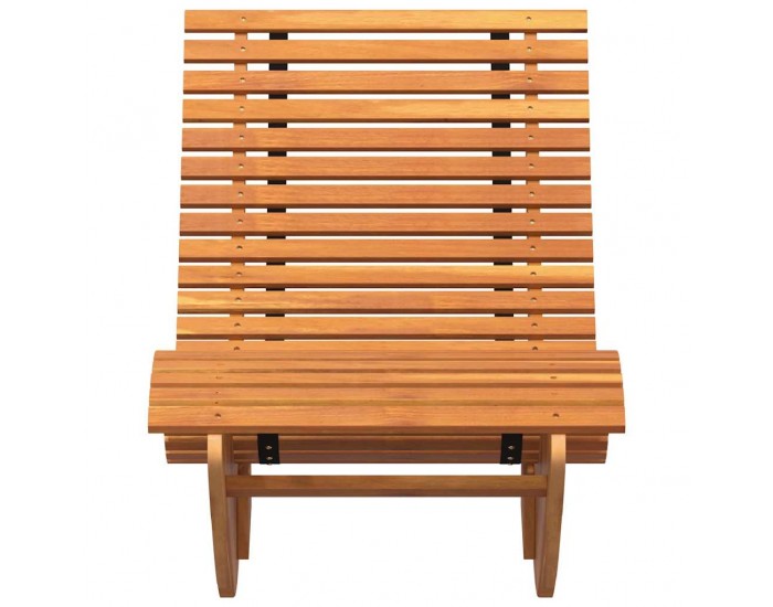 Sonata H Люлеещи се шезлонги 2 pcs Кафяво 154 x 60 x 74 см