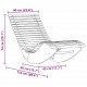Sonata H Люлеещи се шезлонги 2 pcs Кафяво 154 x 60 x 74 см