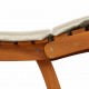 Sonata H Шезлонг 2 pcs Бяло 184 x 55 x 64 см Масивна акациева дървесина