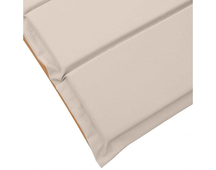 Sonata H Шезлонг 2 pcs Бяло 184 x 55 x 64 см Масивна акациева дървесина