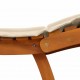 Sonata H Шезлонг с възглавница 2-човек 2 pcs Бежово 184 x 55 x 64 см