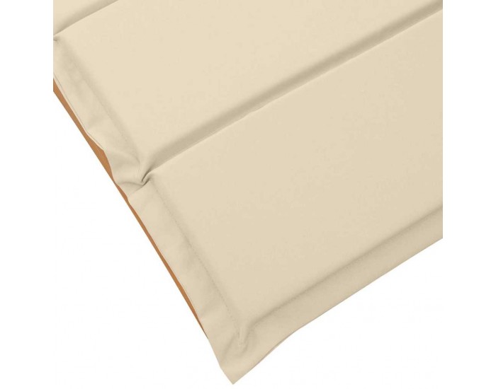 Sonata H Шезлонг с възглавница 2-човек 2 pcs Бежово 184 x 55 x 64 см