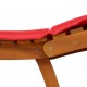 Sonata H Шезлонг с възглавница 2-човек 2 pcs Червено 184 x 55 x 64 см