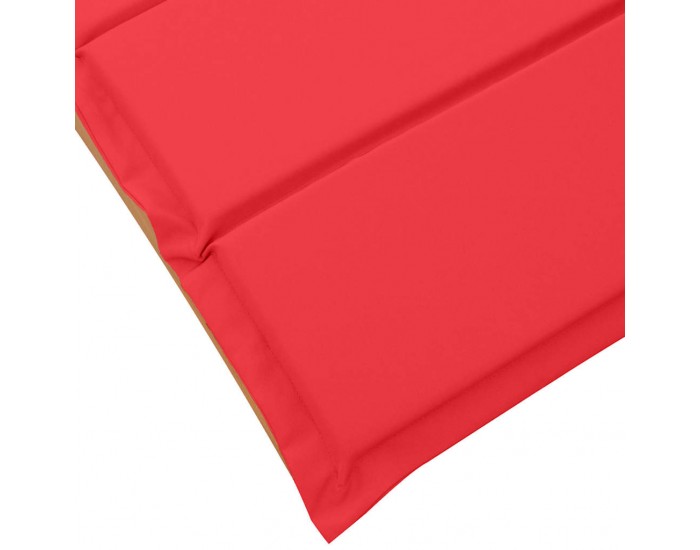 Sonata H Шезлонг с възглавница 2-човек 2 pcs Червено 184 x 55 x 64 см