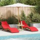 Sonata H Шезлонг с възглавница 2-човек 2 pcs Червено 184 x 55 x 64 см