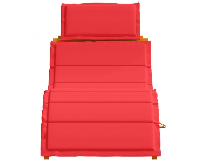 Sonata H Шезлонг с възглавница 2-човек 2 pcs Червено 184 x 55 x 64 см