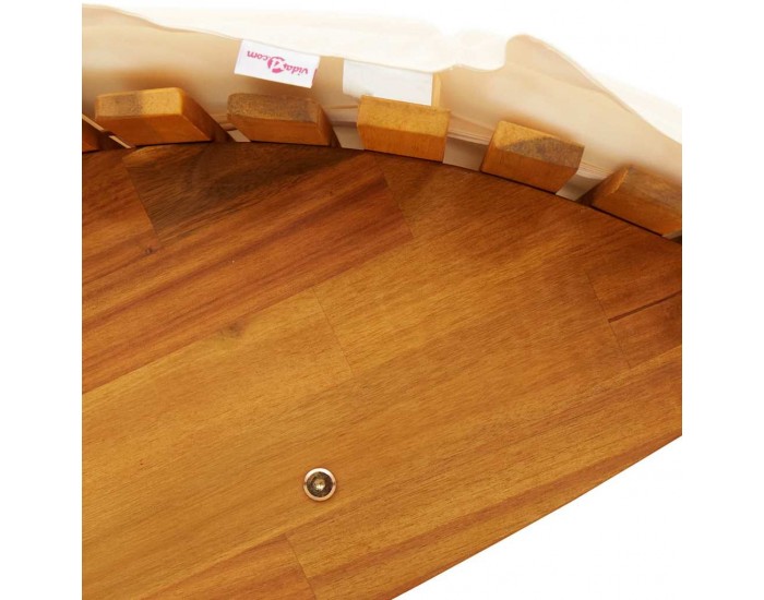 Sonata H Шезлонг с възглавница 2-човек 2 pcs Кафяво 60 x 154 x 74 см