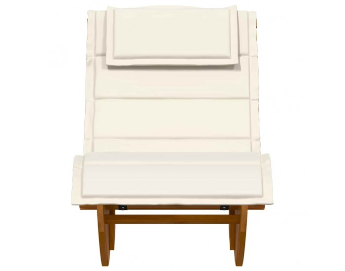 Sonata H Шезлонг с възглавница 2-човек 2 pcs Кафяво 60 x 154 x 74 см