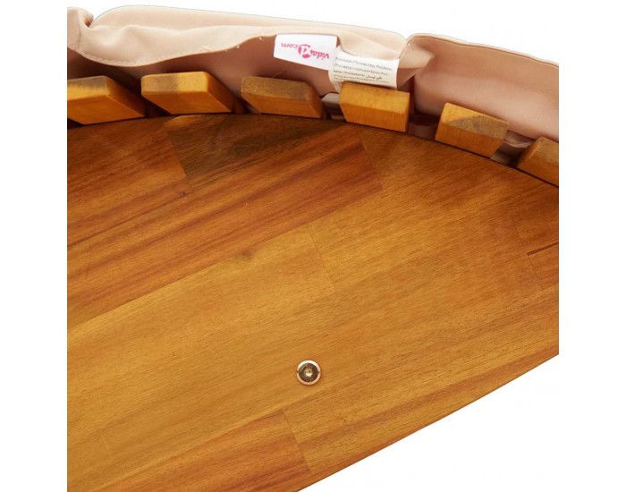 Sonata H Шезлонг с възглавница 2-човек 2 pcs Кафяво 60 x 154 x 74 см