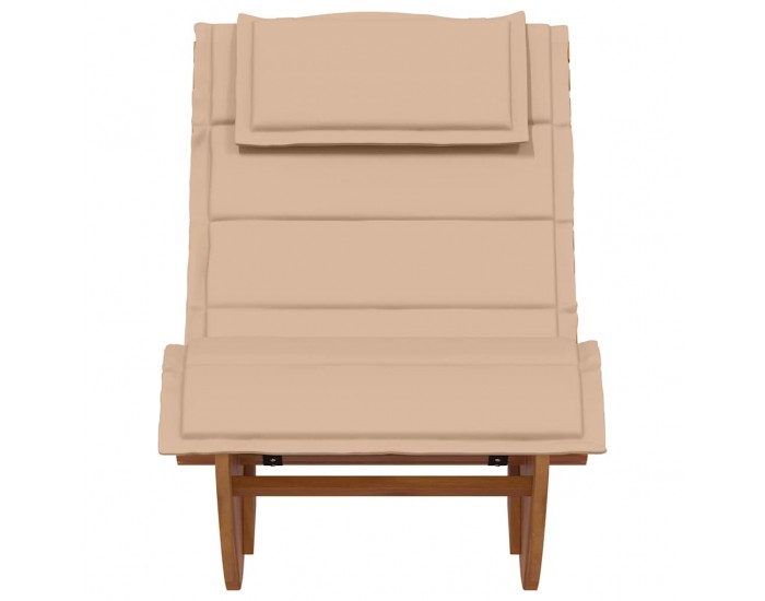 Sonata H Шезлонг с възглавница 2-човек 2 pcs Кафяво 60 x 154 x 74 см